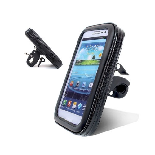 [당일발송] 지넥스 방수 거치백 중형 자전거 스마트폰 거치대 핸드폰 휴대폰
